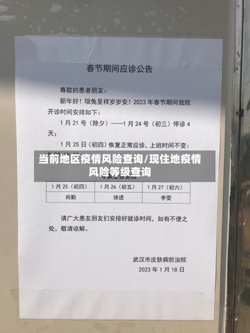 当前地区疫情风险查询/现住地疫情风险等级查询-第1张图片