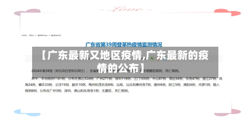 【广东最新又地区疫情,广东最新的疫情的公布】-第2张图片