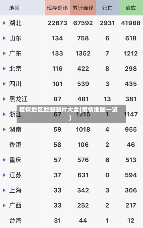 疫情地区地图图片大全(疫情地图一览)-第1张图片