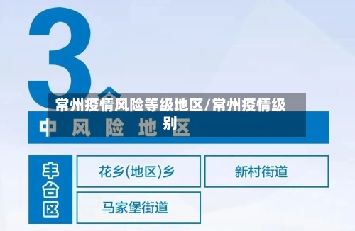 常州疫情风险等级地区/常州疫情级别-第1张图片