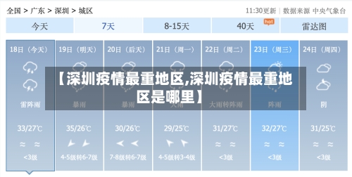 【深圳疫情最重地区,深圳疫情最重地区是哪里】-第1张图片