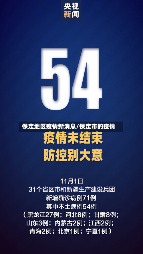 保定地区疫情新消息/保定市的疫情-第1张图片